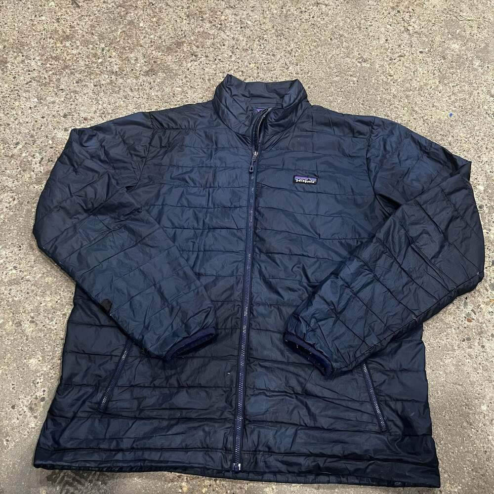 Patagonia Nano Puff Quilted Insulated Jacket Navy Blue XL